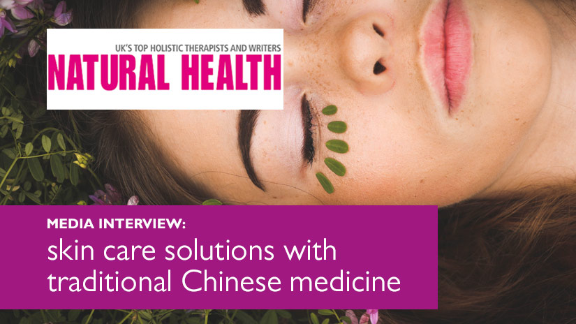 skin care solutions + traditional chinese medicine