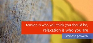 tension or relaxation? finding the authentic way